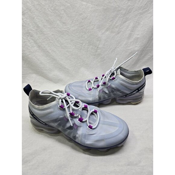 Nike Air VaporMax Football Gray 2019 Running Shoes Sneakers Womens Size 8 - Picture 1 of 16